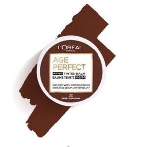 L'Oreal Paris Age Perfect 4-in-1 Tinted Face Balm Foundation, Deep 20